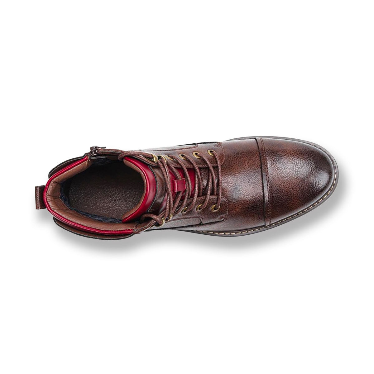 Front view of Men's Miles Oxford Boots, featuring classic design, sophisticated toe cap & comfortable fit.