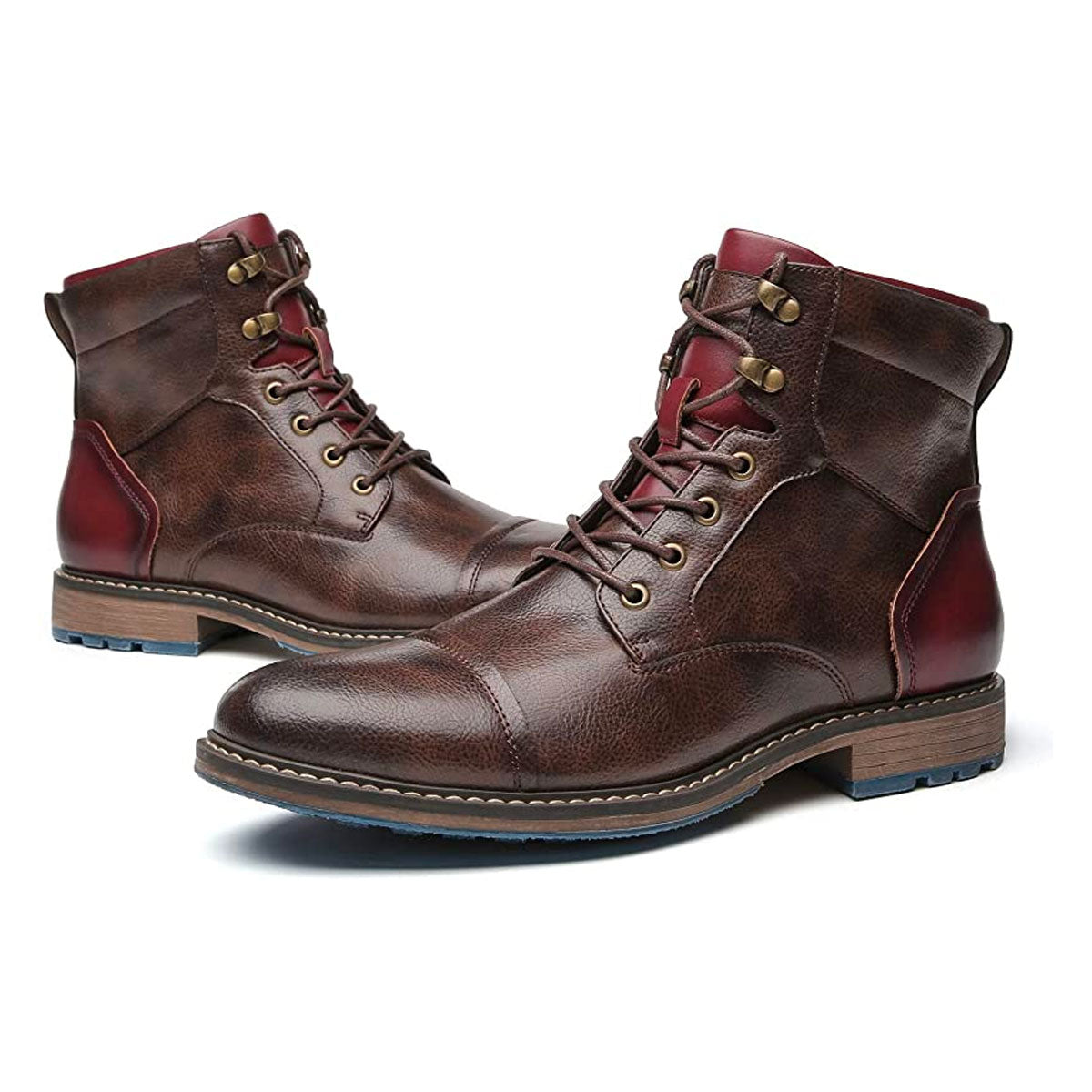 Pair of Men's Miles Oxford Boots, essential classic footwear for modern men's fashion & comfort.