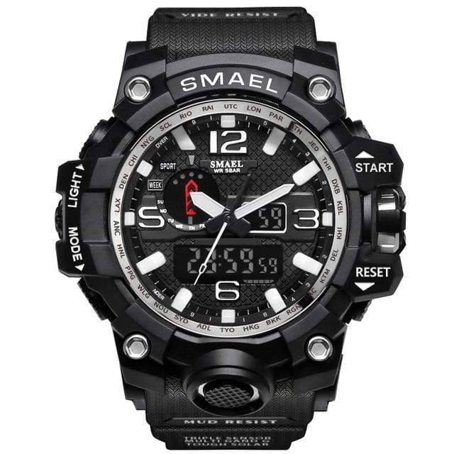 Outdoor gear: Men's tactical digital analog quartz watch, versatile and reliable