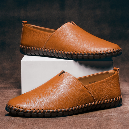 Classic men's slip-on loafers, providing ultimate everyday comfort. Ideal casual walking shoes for men.