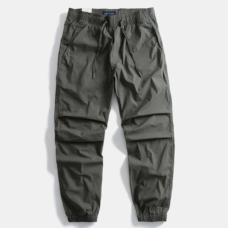 Men's Milo gray cargo pants: ultimate comfort & versatile style for everyday wear, travel & outdoor activities.
