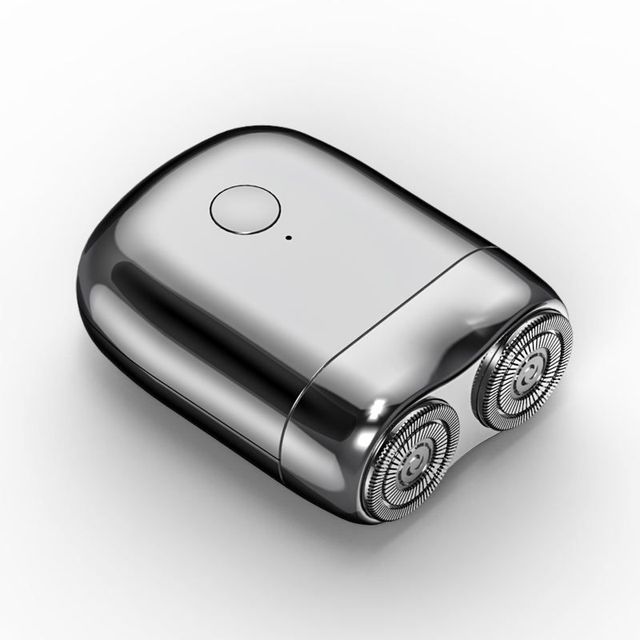 Travel-friendly mini electric razor, offering powerful performance & a clean, smooth shave.
