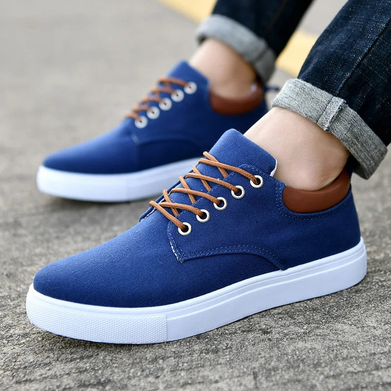 Modern men's minimalist dress shoes with a comfortable slip-on design, perfect for casual or formal footwear.