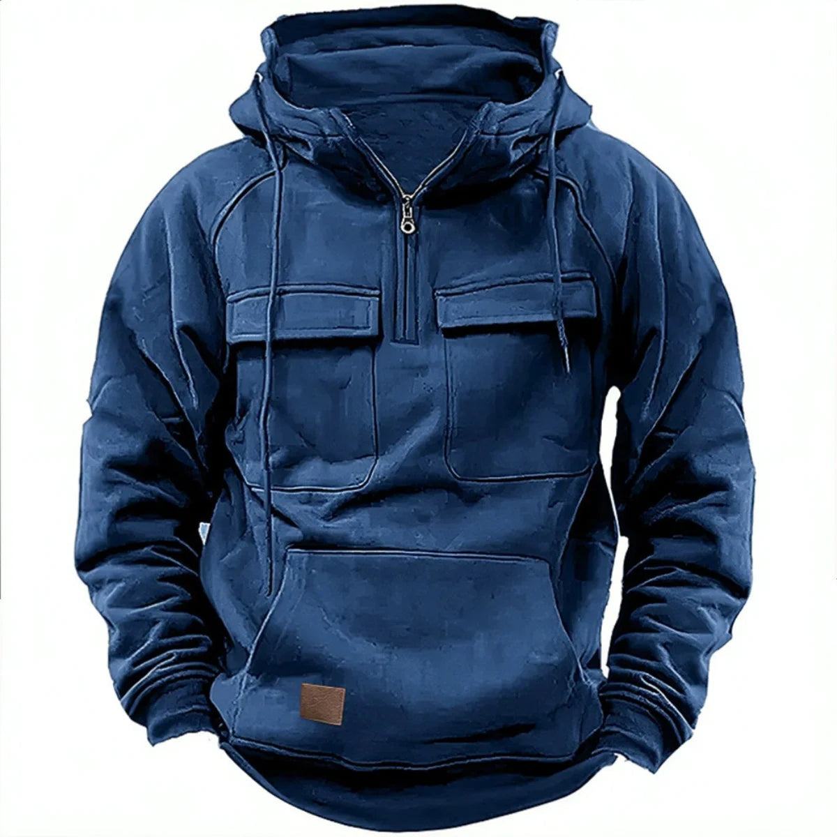Men's Mission Quarter-Zip Hoodie, urban style & comfortable casual wear. Modern men's apparel.