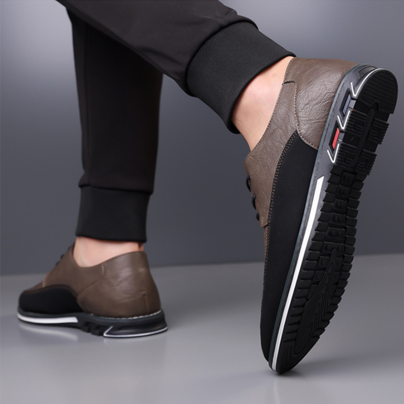 Men's comfortable hybrid dress shoes, sleek modern design for a polished versatile look.