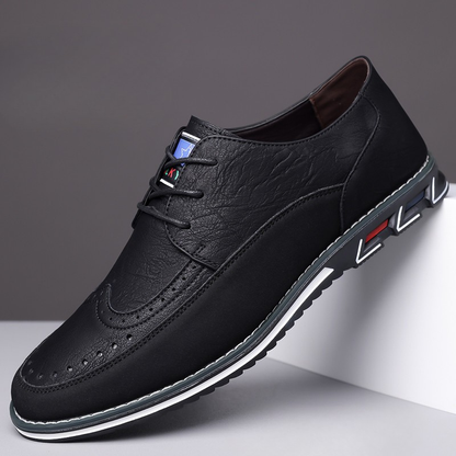 Versatile men's hybrid office shoes, offering cushioned support & stylish smart casual appeal.