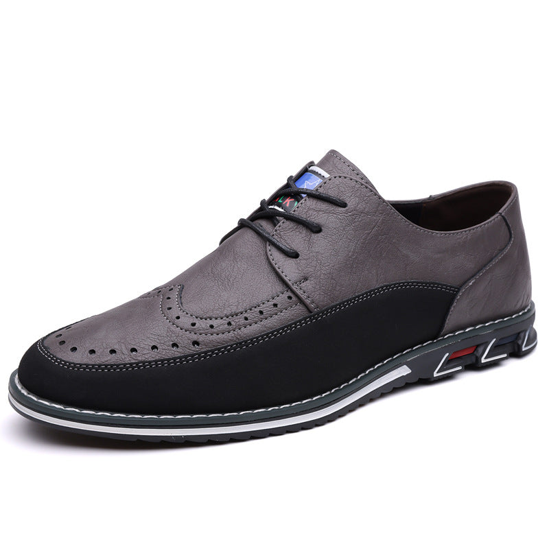 Men's stylish hybrid shoes with cushioned support, a modern take on classic dress shoes.