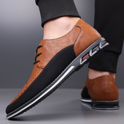 Stylish men's brogue hybrid shoes, combining formal look with comfort for modern wear.