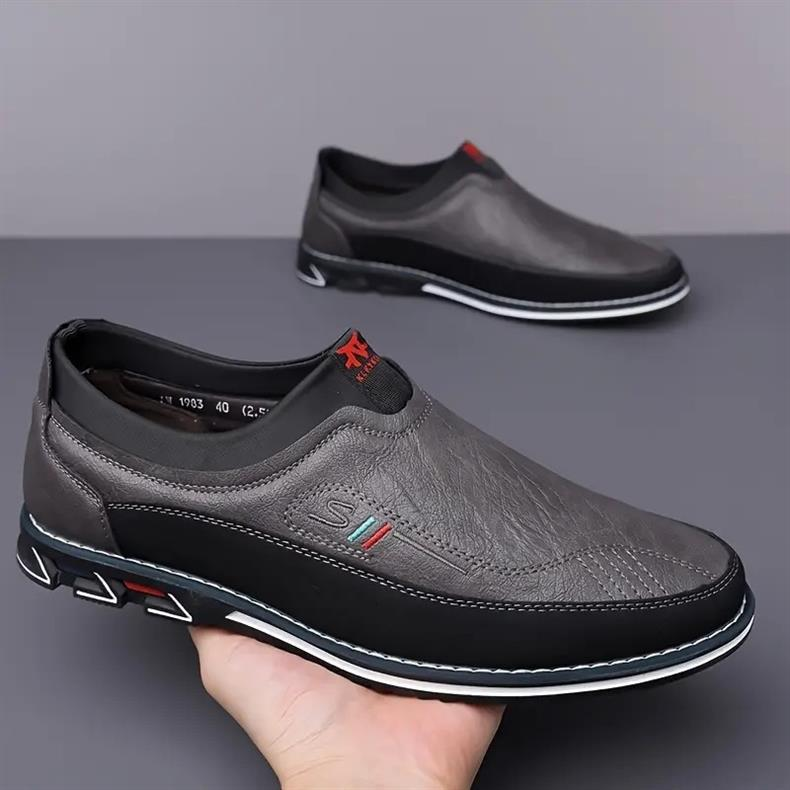 Modern men's hybrid loafers, stylish and cushioned for smart casual & office footwear comfort.