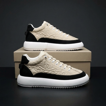 Lightweight men's daily wear shoes, providing comfortable support with a modern textured finish and stylish look.