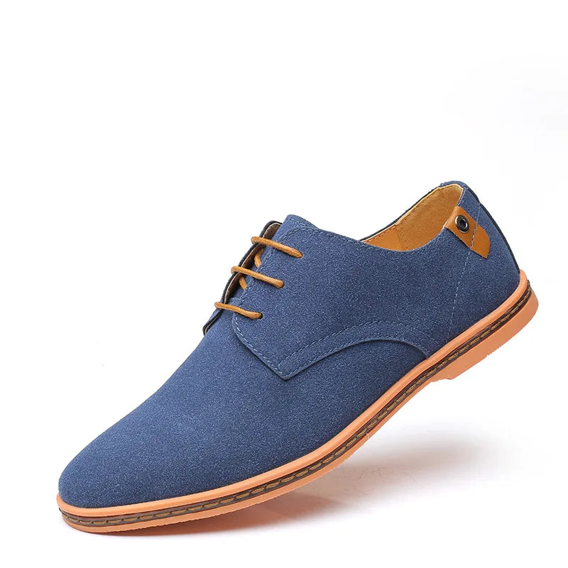 Modern men's Oxford dress shoes. Comfortable & stylish footwear for contemporary men's fashion & formal wear.
