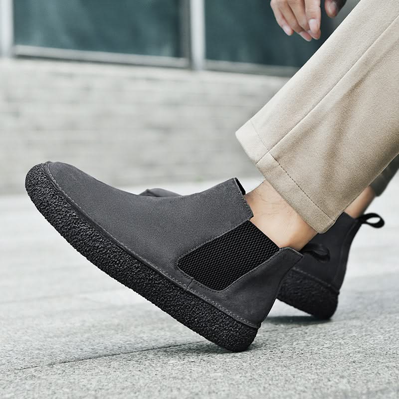 Comfortable men's modern Chelsea boots, built with orthopedic support & durable construction.