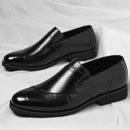 Sleek men's modern slip-on loafers, crafted for comfort and a refined formal appearance.