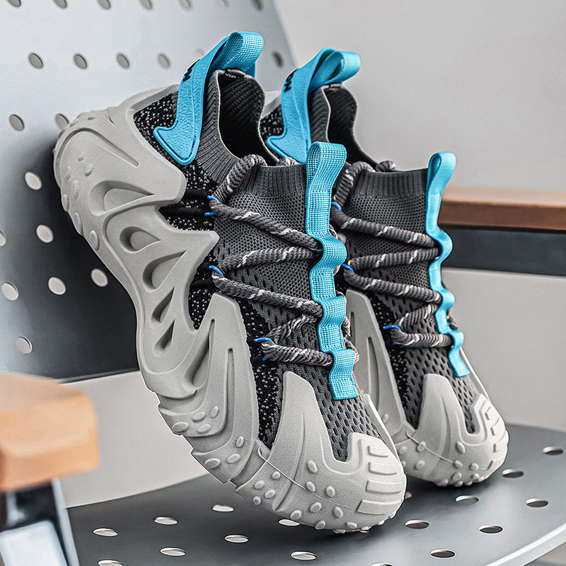 Men's modern tech sneakers for ultimate comfort, perfect for walking & casual wear.
