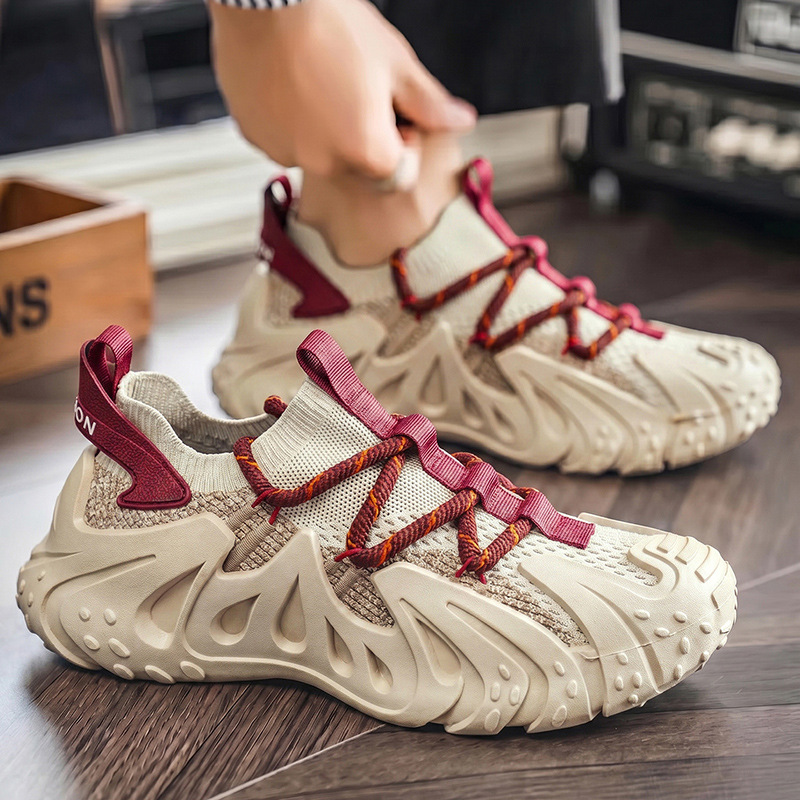 Active men's comfort sneakers with tech elements, great for running, gym, or casual outings.