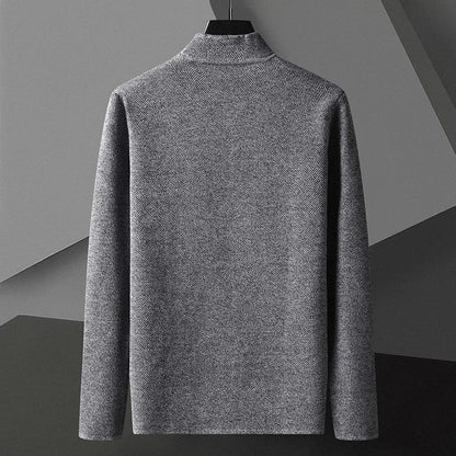 Back view of men's modform structured jacket, emphasizing its clean lines & minimalist fashion for everyday wear.