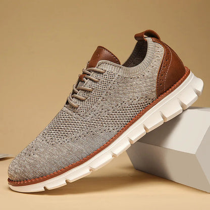 White Monac men's fashion sneakers. Lightweight comfort & smart style for everyday and casual wear.
