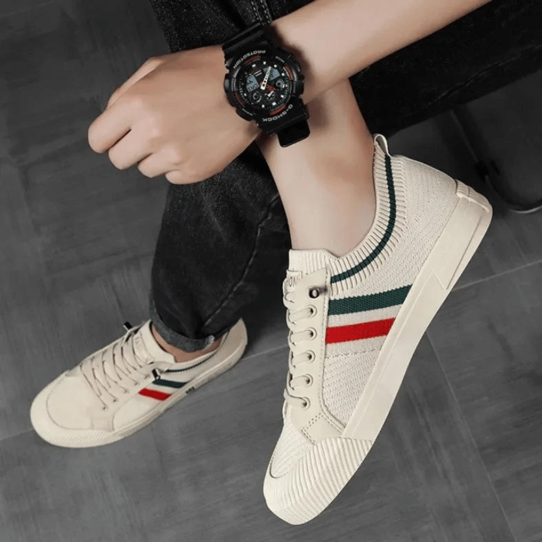 Stylish men's Monaco Street Runners, modern athletic footwear for urban everyday comfort & style.