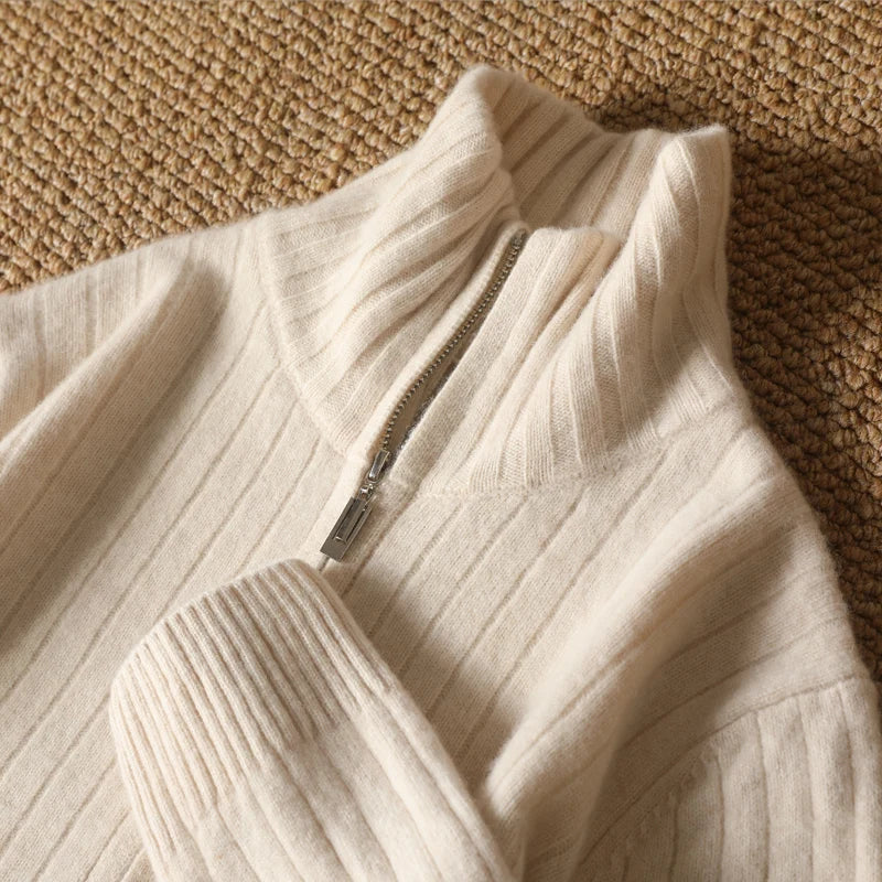 Luxurious men's Monaco ultra-soft sweater. Comfortable, warm crewneck pullover for a stylish everyday look.