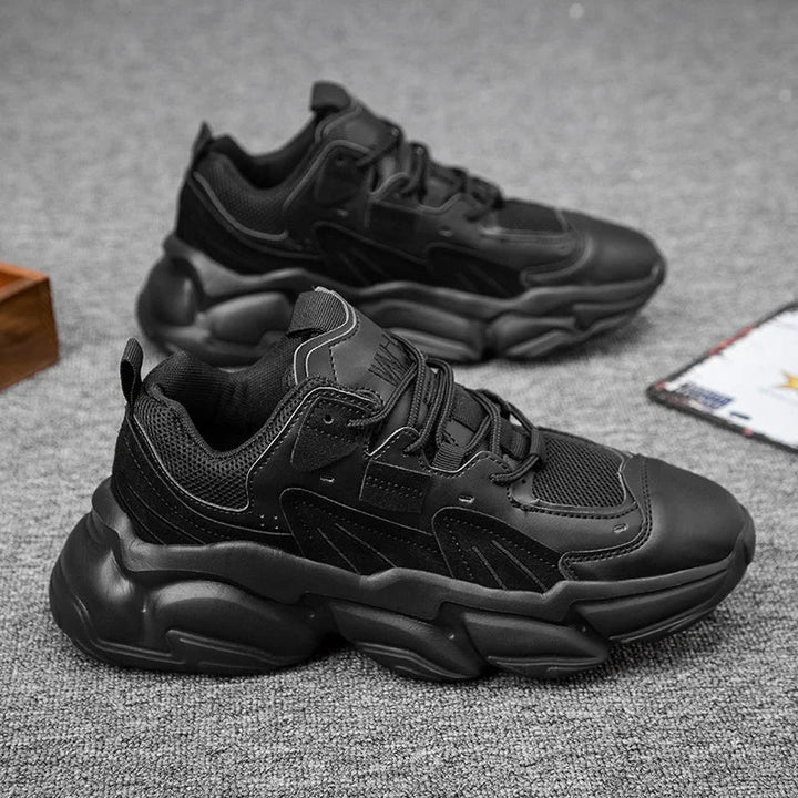 Durable men's platform sneakers, chunky style for modern casual and fashion footwear.