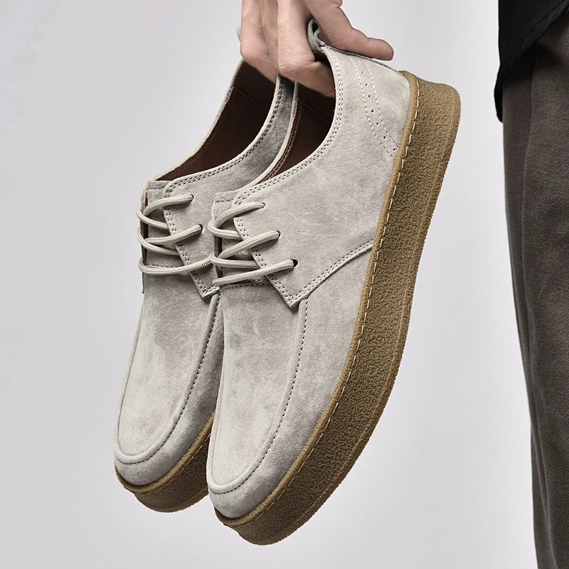 Classic Montaro men's lace-up shoes, offering comfortable wear with a sophisticated design.