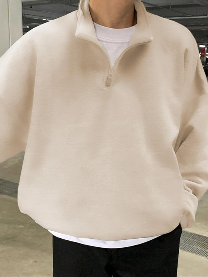 Men's Montesa Half Zip Sweatshirt in modern fit, perfect for casual wear & everyday comfort.