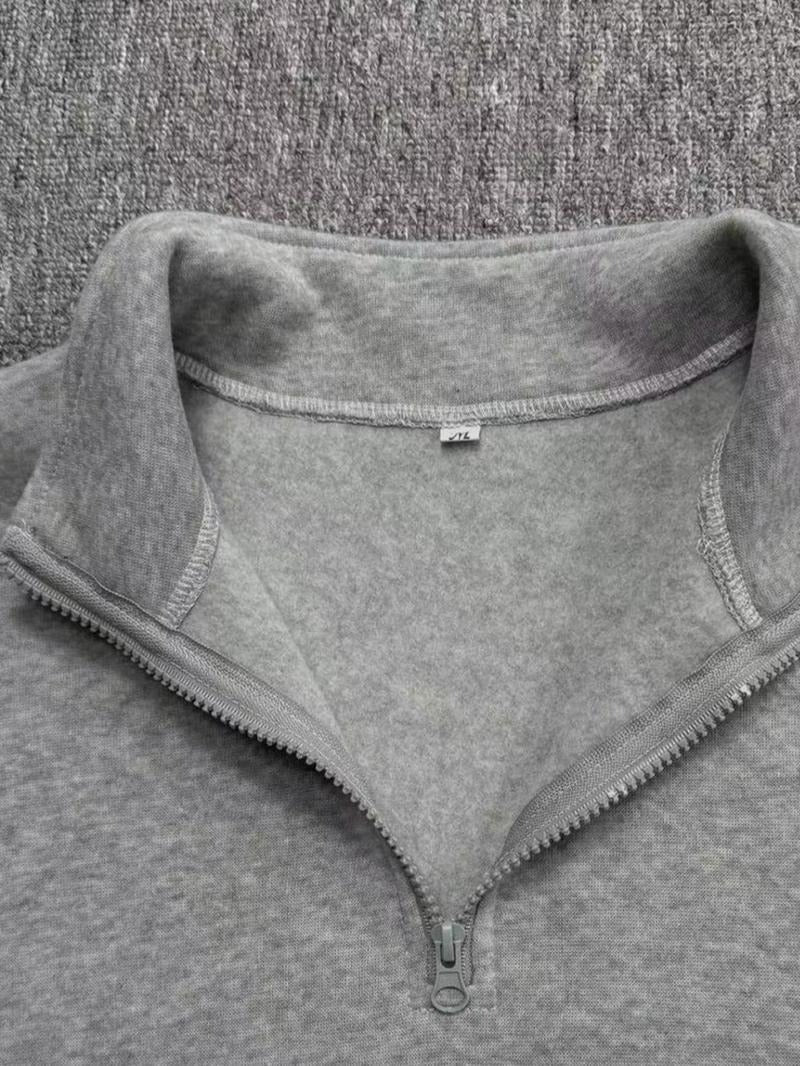 Montesa men's half zip long sleeve sweatshirt. A comfortable pullover sweater with modern fit for everyday wear.