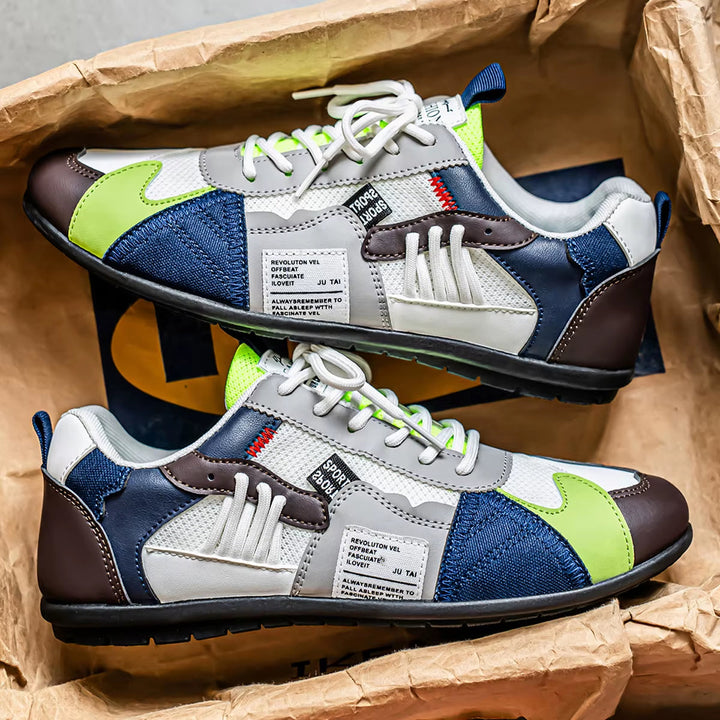 Comfortable men's sneakers with multi-panel construction, ideal for daily streetwear.