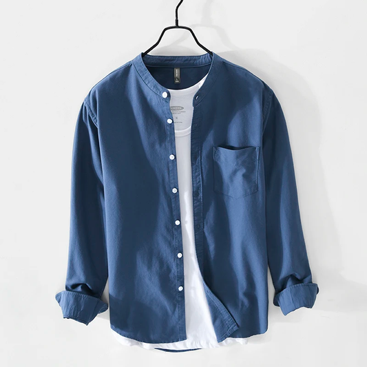 Men's Naples Aura Beaumont Classic casual shirt, tailored for comfort & everyday style. Long sleeve, versatile.