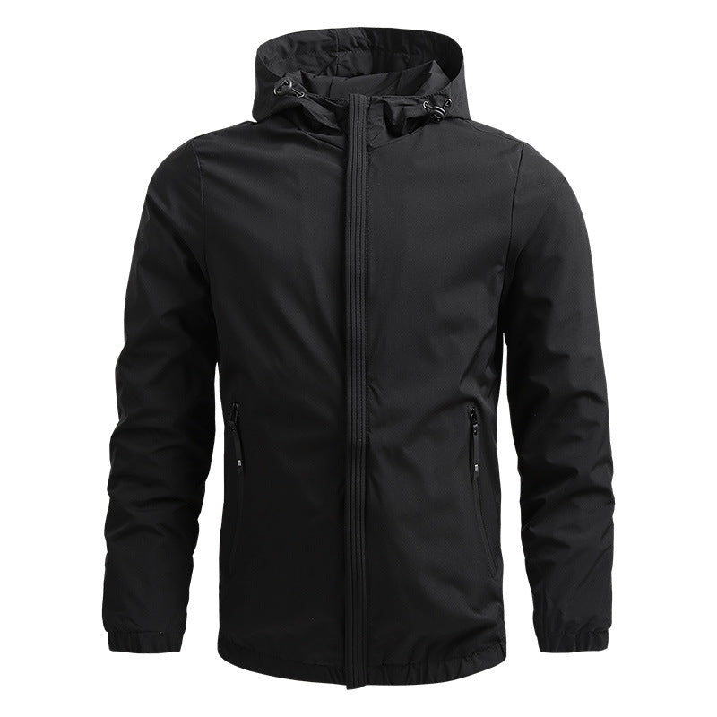 Men's protective Napoli Drift all-weather jacket. Windproof & waterproof outerwear, ideal for travel.