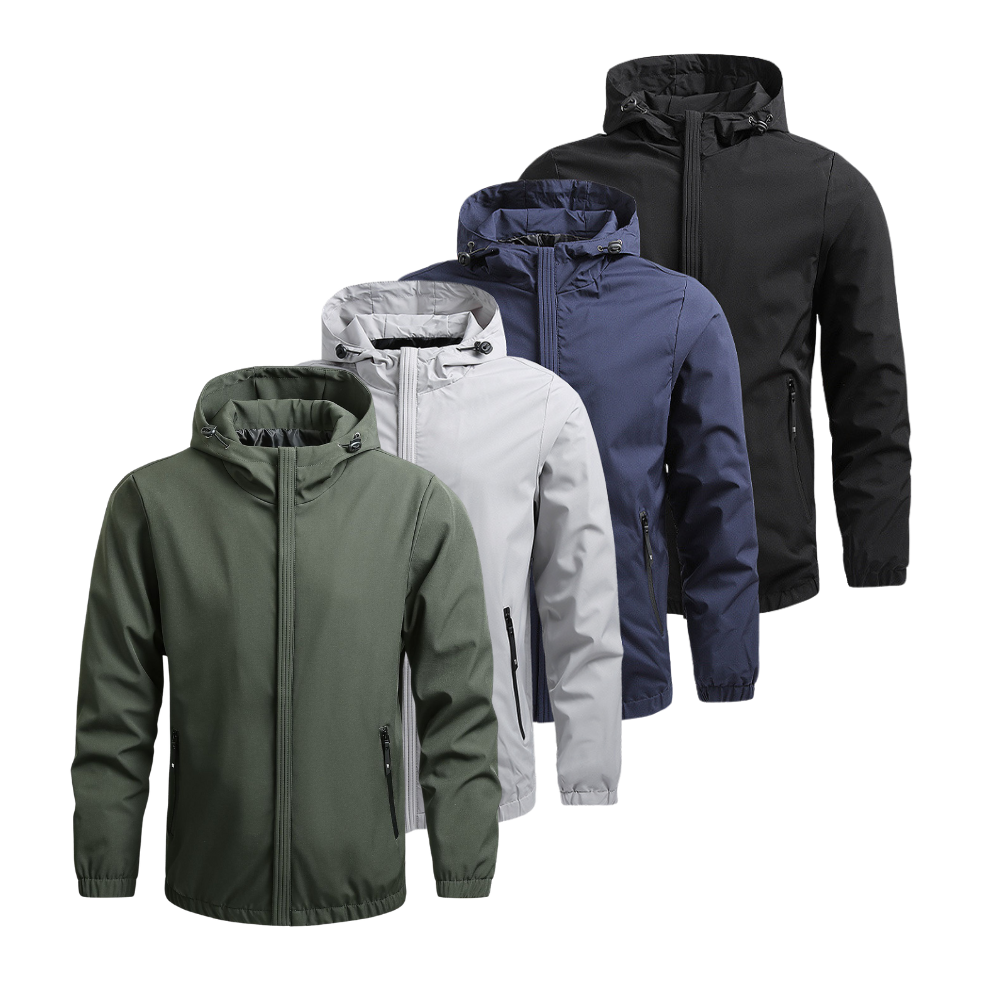 Men's Napoli Drift rain jacket. Waterproof, windproof outerwear for all-weather protection & travel.