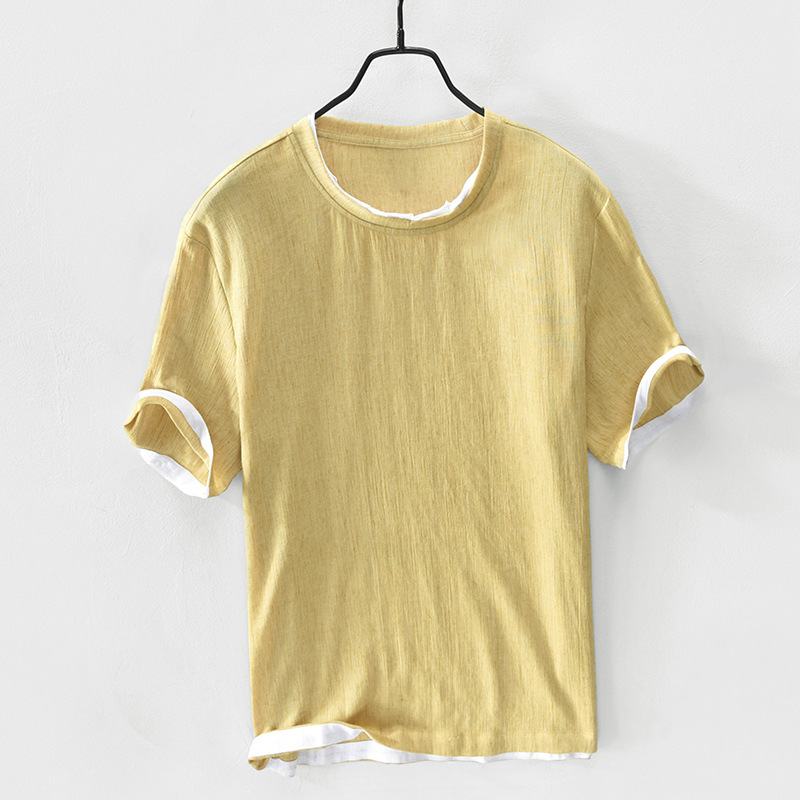 Comfortable men's casual button-down shirt, a versatile new arrival for warm weather.