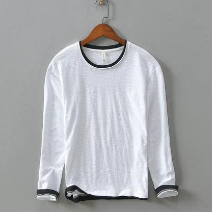 Black Nightfall men's vintage long sleeve shirt. Relaxed fit button-down, perfect for casual style.
