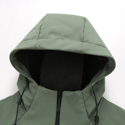 Men's NorthCast multi-pocket hooded outdoor jacket. Practical, weather-resistant outerwear for men.