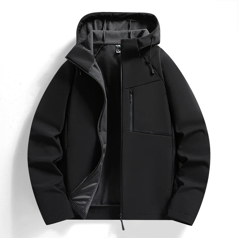 Stylish NorthCast men's hooded jacket. Durable, wind-resistant outerwear, great for varied outdoor weather.