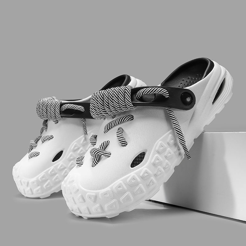 Comfort-focused Men's Odyssey Laced Clogs, a breathable and durable choice.