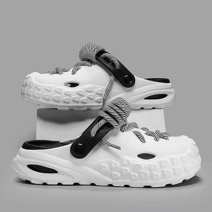 Odyssey Laced Clogs for men, designed for lightweight comfort and casual style.