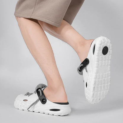 Lightweight Men's Odyssey Laced Clogs, water-friendly and designed for comfort.
