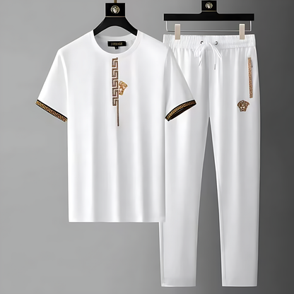 Comfortable men's Olympia tracksuit for casual wear & loungewear, featuring a modern athletic cut and soft fabric.