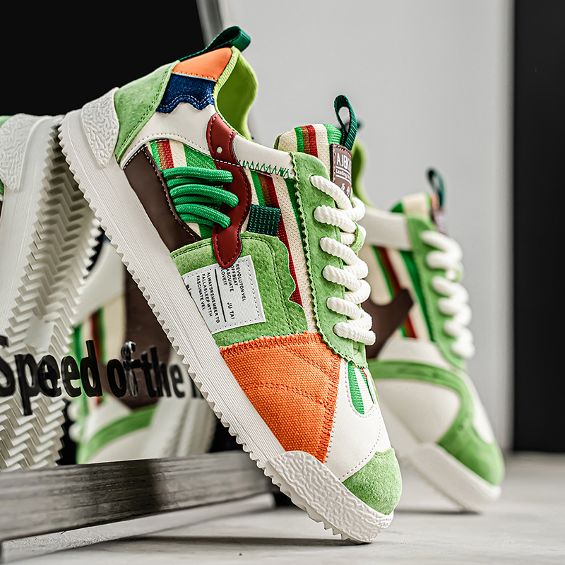 Men's Orbital Retro Y2K sneakers, multi-tone design, athletic & casual comfort.