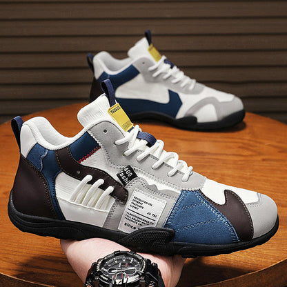 Dynamic shot: Men's Orbital Urban Sneakers, perfect athletic shoes for an active urban lifestyle.