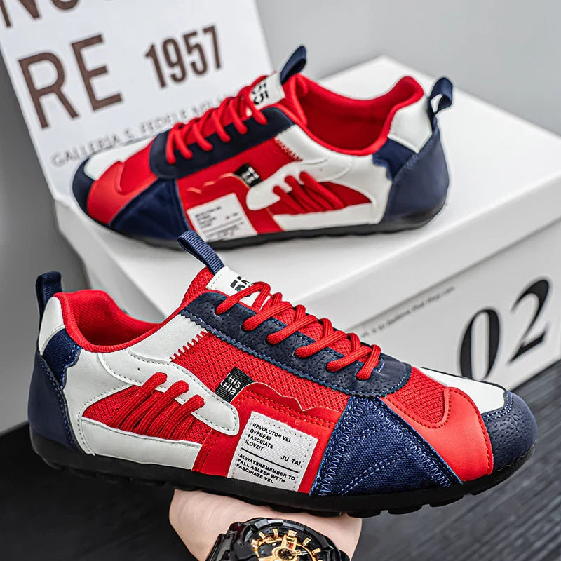 Stylish Men's Orbital Sneakers, blending adventure style with modern street fashion.