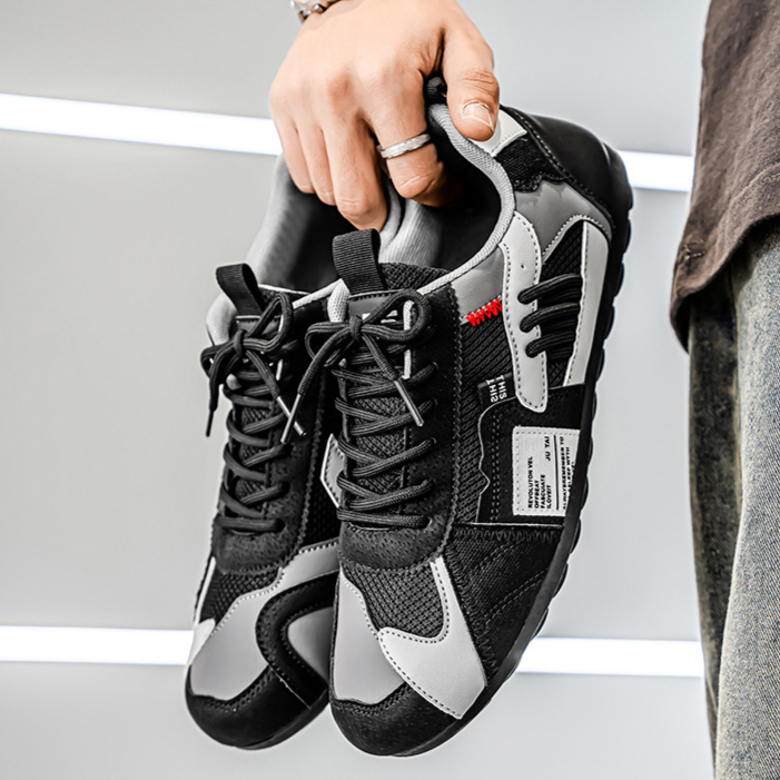 Rugged Men's Orbital Sneakers with firm grip, great for outdoor adventures & city streets.