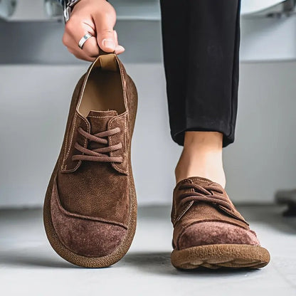 Orthopedic mens leather loafers, handcrafted for ultimate comfort & casual wear.
