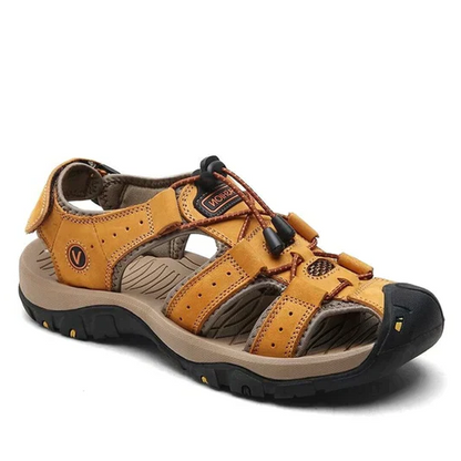 Men's orthopedic arch support sandals for foot pain relief & all-day comfort. Ideal for everyday wear.