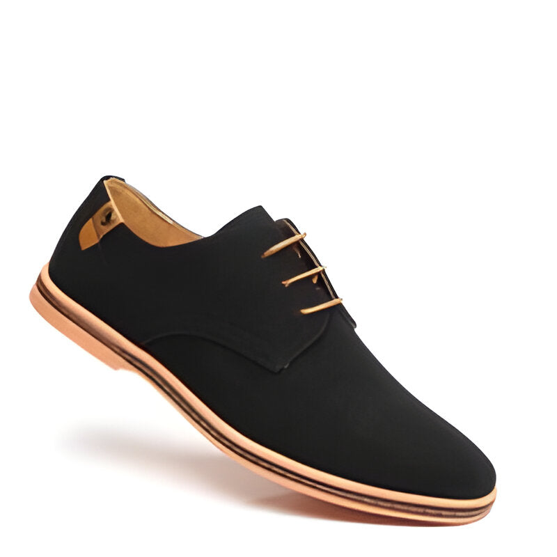 Breathable men's comfort walking shoes with non-slip sole for daily support.