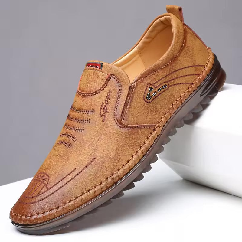 Casual men's orthopedic sneakers, Lorenzo, designed for walking & everyday pain relief support.