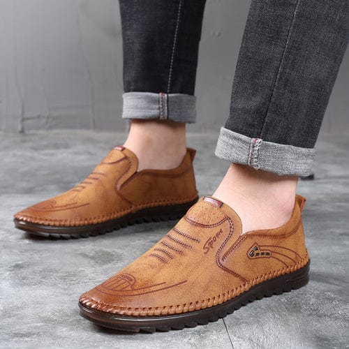Stylish men's orthopedic comfort footwear, Lorenzo, with ergonomic design for all-day support.