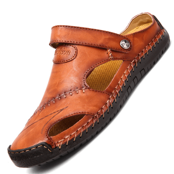 Everyday men's comfort sandals featuring adjustable straps & ultimate support for healthy walking.