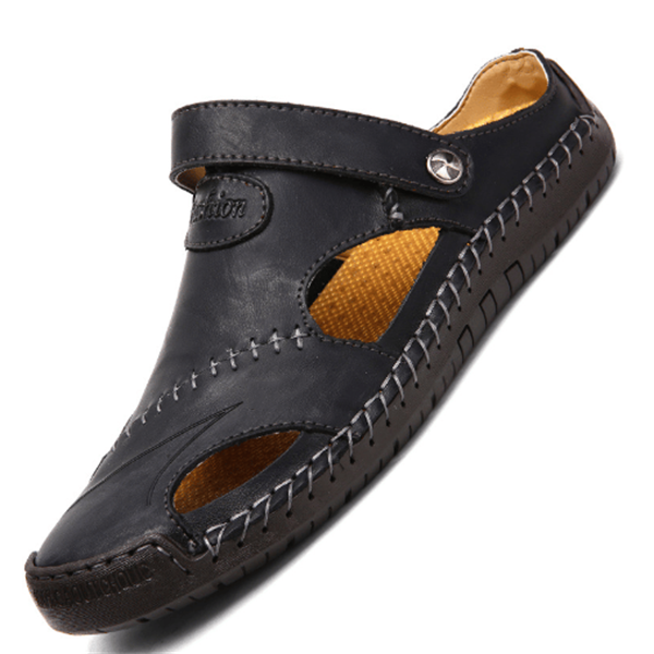 Supportive men's summer sandals, ideal for walking & everyday activities, ensuring all-day comfort.